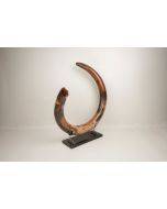 Restored woolly mammoth tusk
