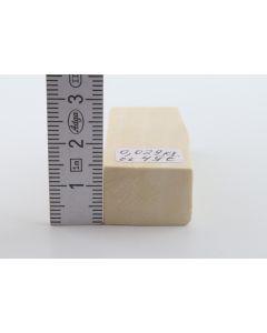 White mammoth ivory segment