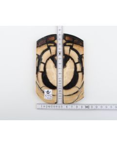 Stabilised mammoth ivory scales