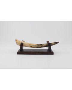 Restored mammoth tusk tip