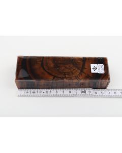 Stabilised mammoth ivory block