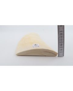 White mammoth ivory piece