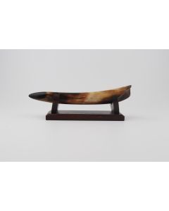 Restored woolly mammoth tusk tip