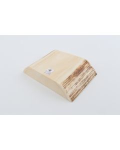 White mammoth ivory segment