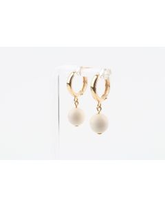 Mammoth Ivory Hoop Earrings 