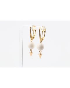 Pyramid Mammoth Ivory Earrings