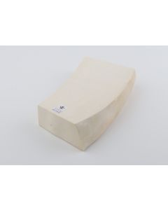White mammoth ivory segment