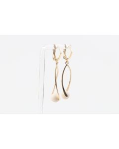 Elegant Drop Mammoth Ivory Earrings